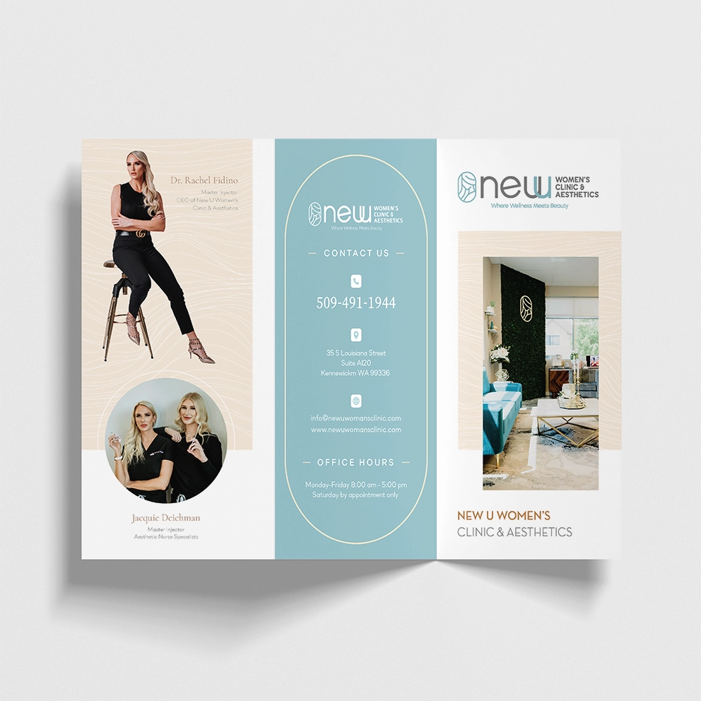 Preview of Spa & Salon trifold brochure - Back